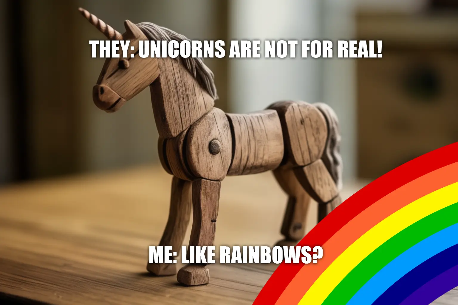 Unicorn Rainbows Meme