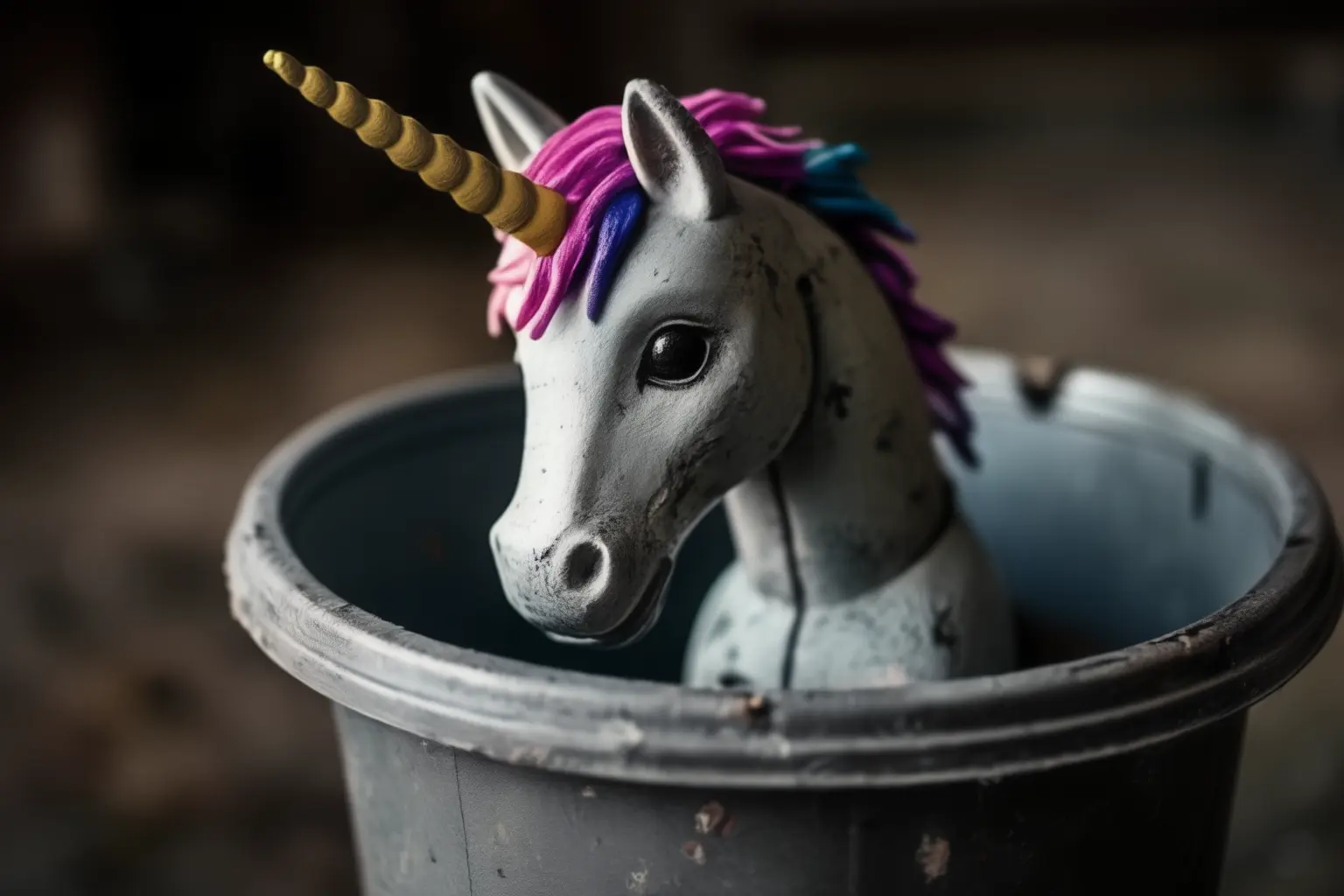 Unicorn in the Trash